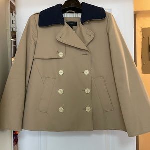 Jcrew short trench coat